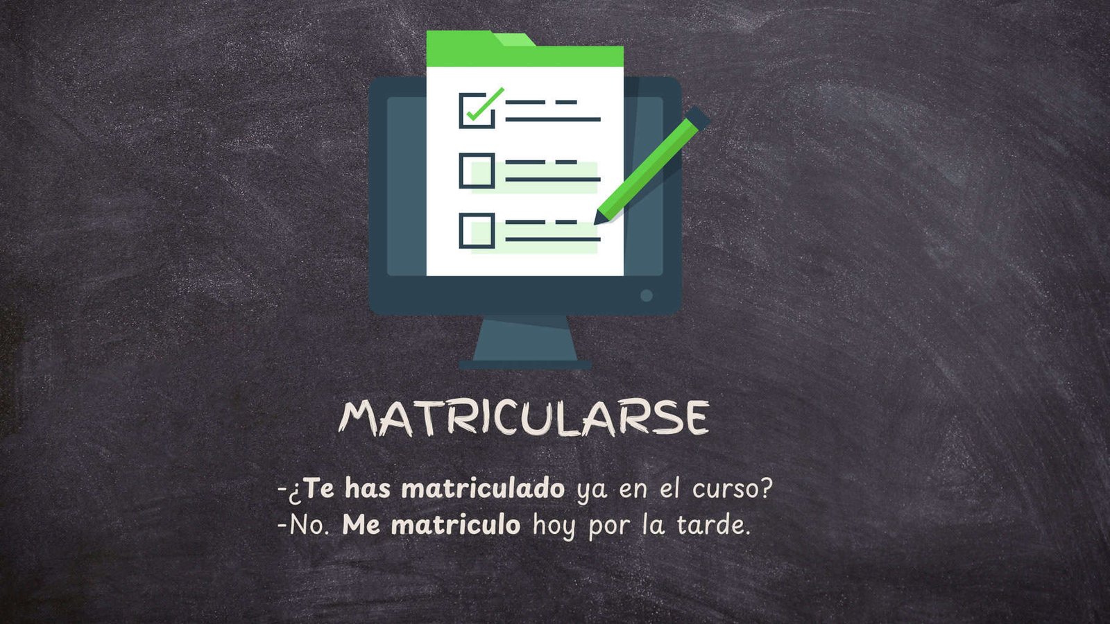 matricularse
